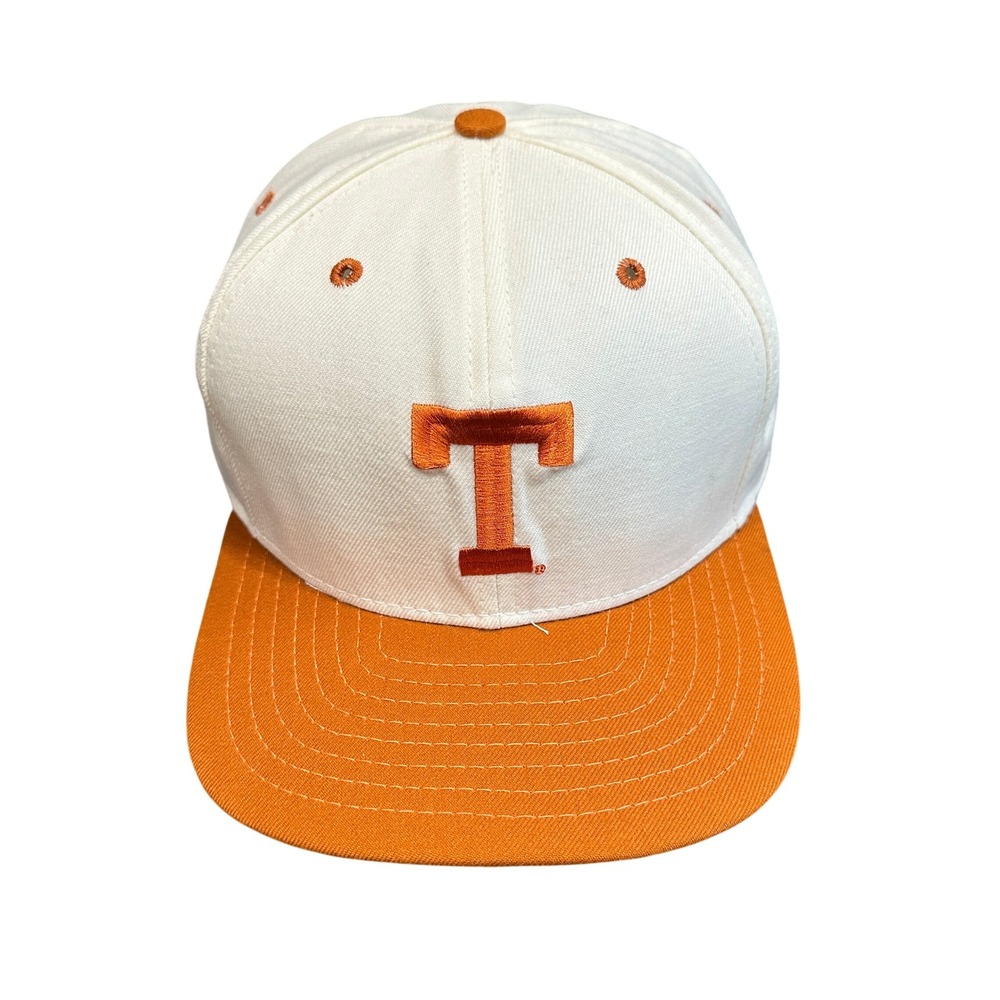 Vtg 90s Texas Longhorns NCAA New Era Hat Snapback Made in USA Deadstock - Picture 2 of 8